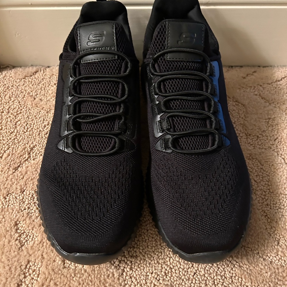 Skechers Black Athletic Shoes